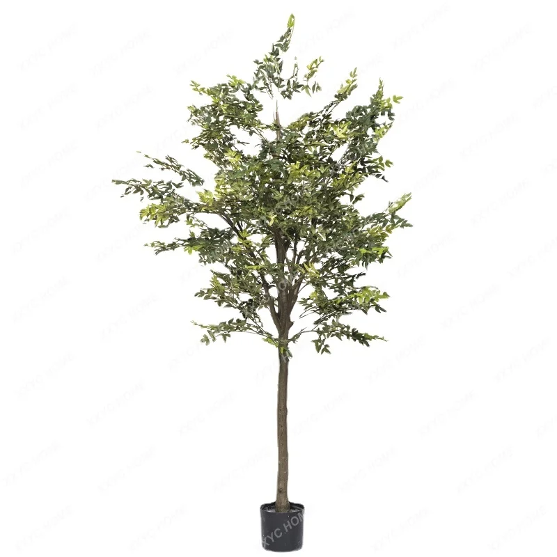 

Super Large Simulation Common Nandina Maple Bionic Greenery Fake Trees Potted Indoor Floor Landscaping Decoration Ornaments