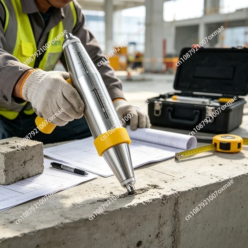 Digital Concrete Rebound Hammer Tester, Fit HT-225 Sclerometer for Concrete Strength Test