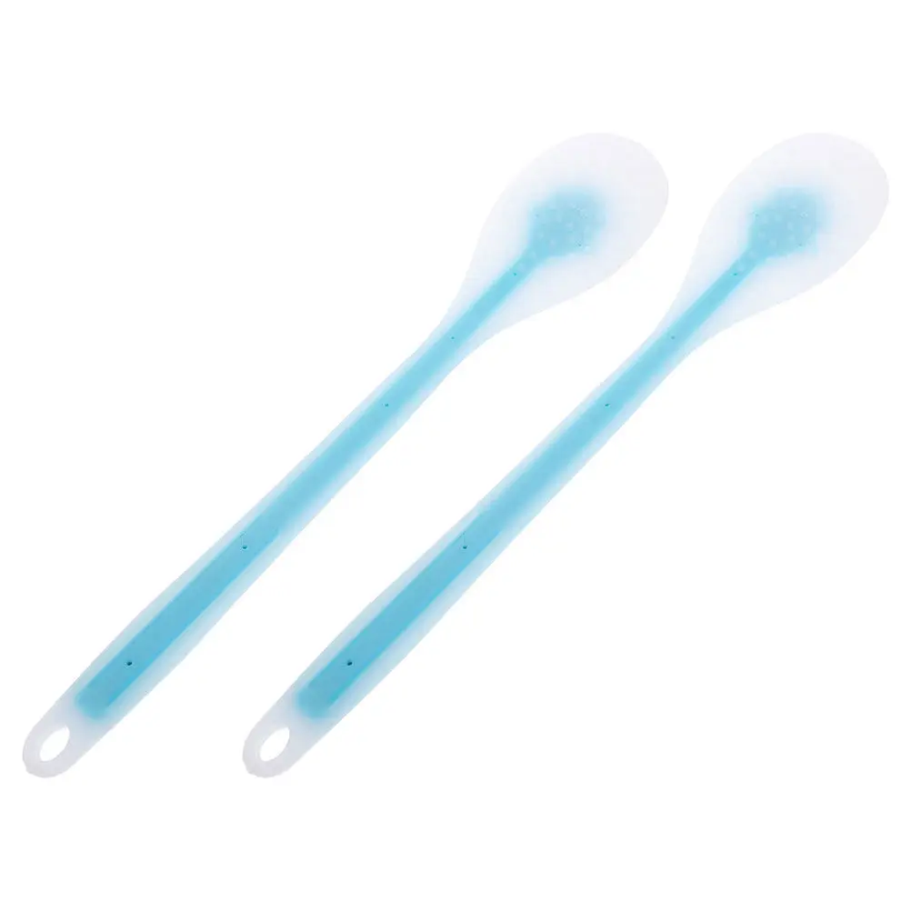 2Pcs Back Lotion Applicator Ergonomic Long Handle Soft Bristles for Self Application of Cream Medication Tanning Moisturizer