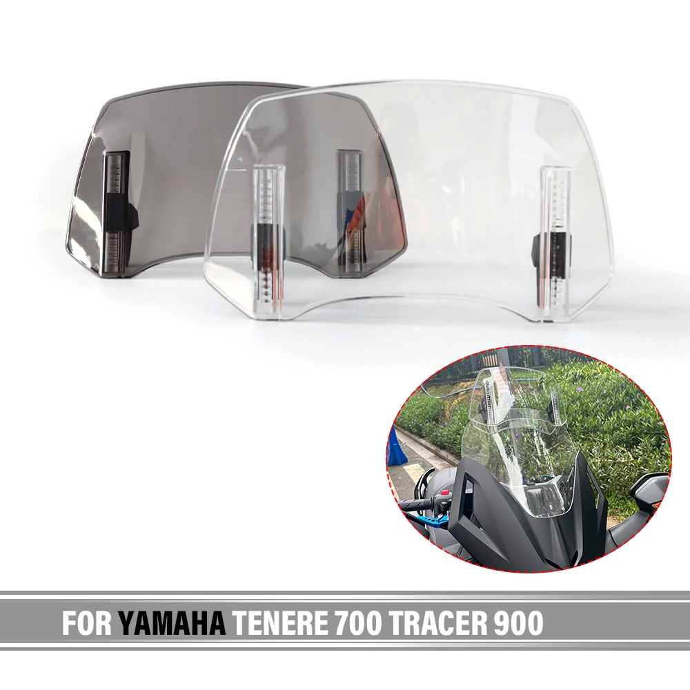 For YAMAHA Tenere 700 Tracer 900 For Benelli TRK 502 Universal Motorcycle Windshield Extension Adjustable Spoiler Deflector