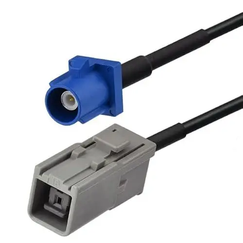 Cable RF RG174 Gris Fakra Macho C a HRS GT5-1S para Antena de Radio - Cable de Antena