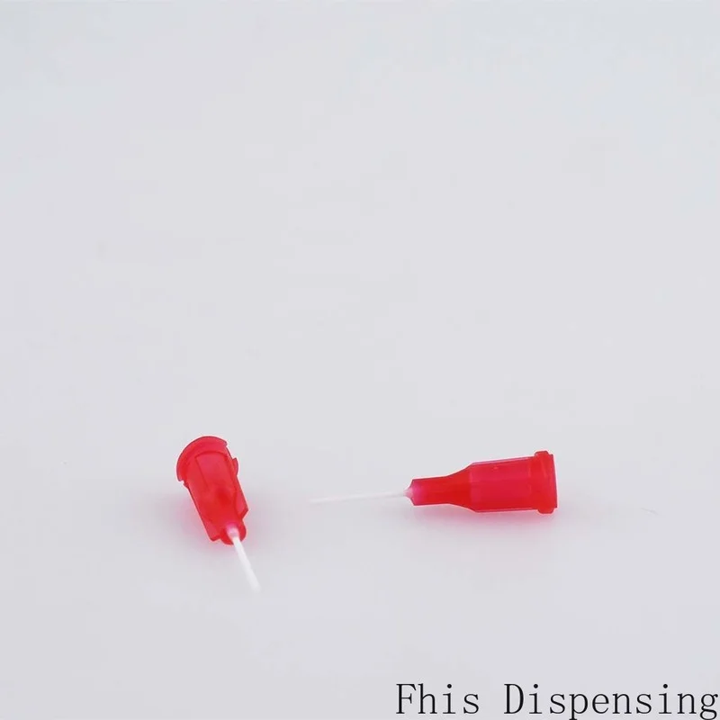 Length 12.7mm 0.5 Inch PP Flexible Needle Pack of 20 25G Glue Dispensing Needle Tube