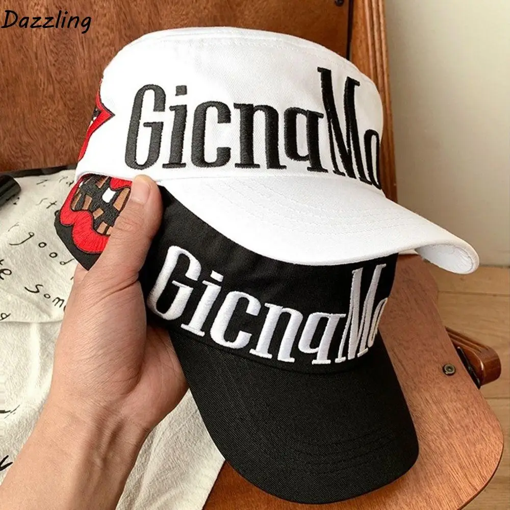 

Trend American Letter Embroidered Cap Street Dance Hip Hop Men Women Baseball Cap Flat Top Sun Snapback Hat Streetwear