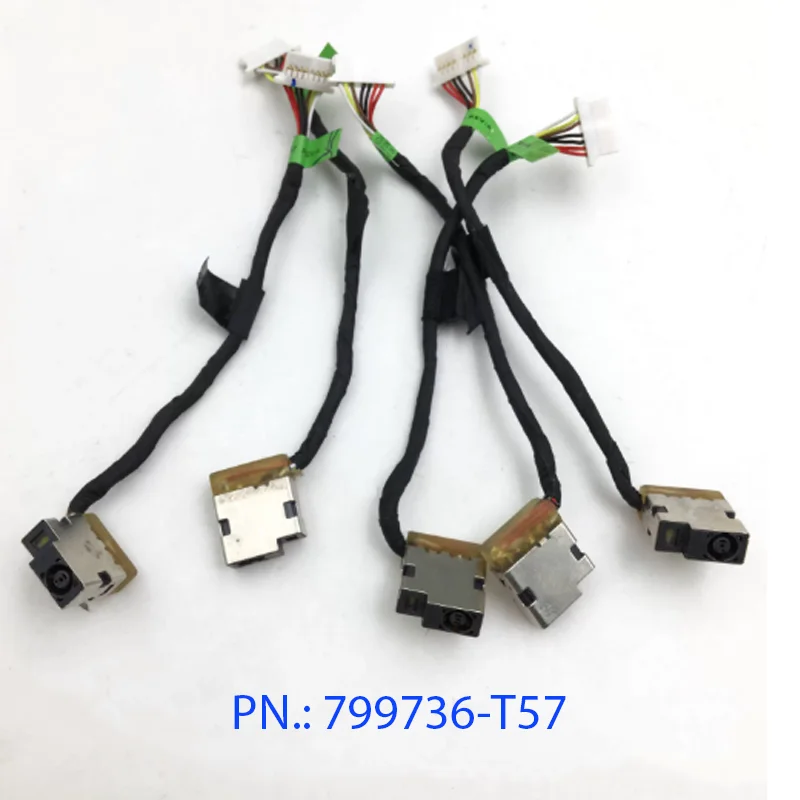

799736-T57 Laptop Power Interface For HP 15-AC M6-P M6-P113DX Power Charging Socket Port 8 pin Pc Parts DC Power Jack 799736-Y57