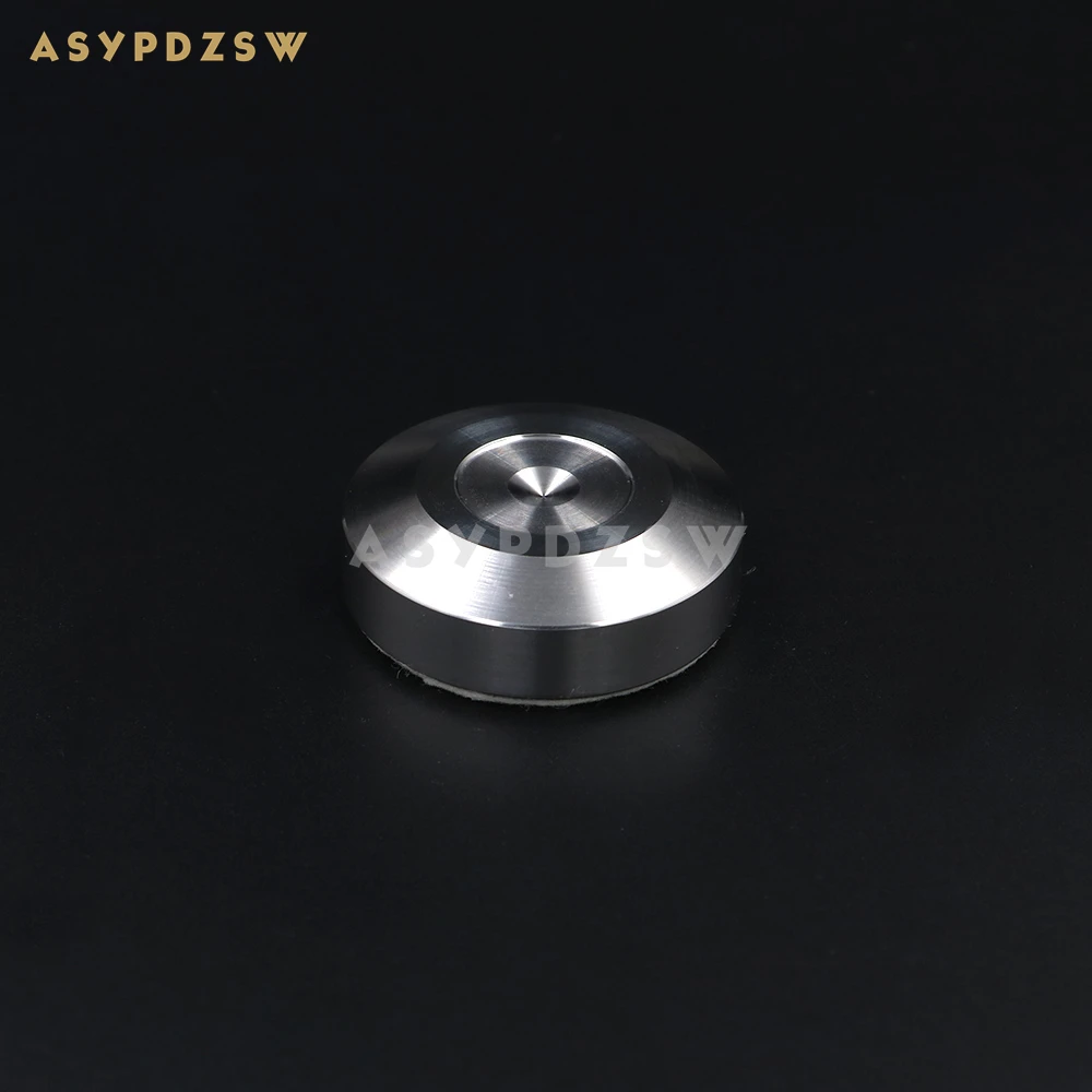 

4PCS 304 Stainless steel Silver 49*15mm Speaker spikes pad sound machine feet Power amp spikes shock pads