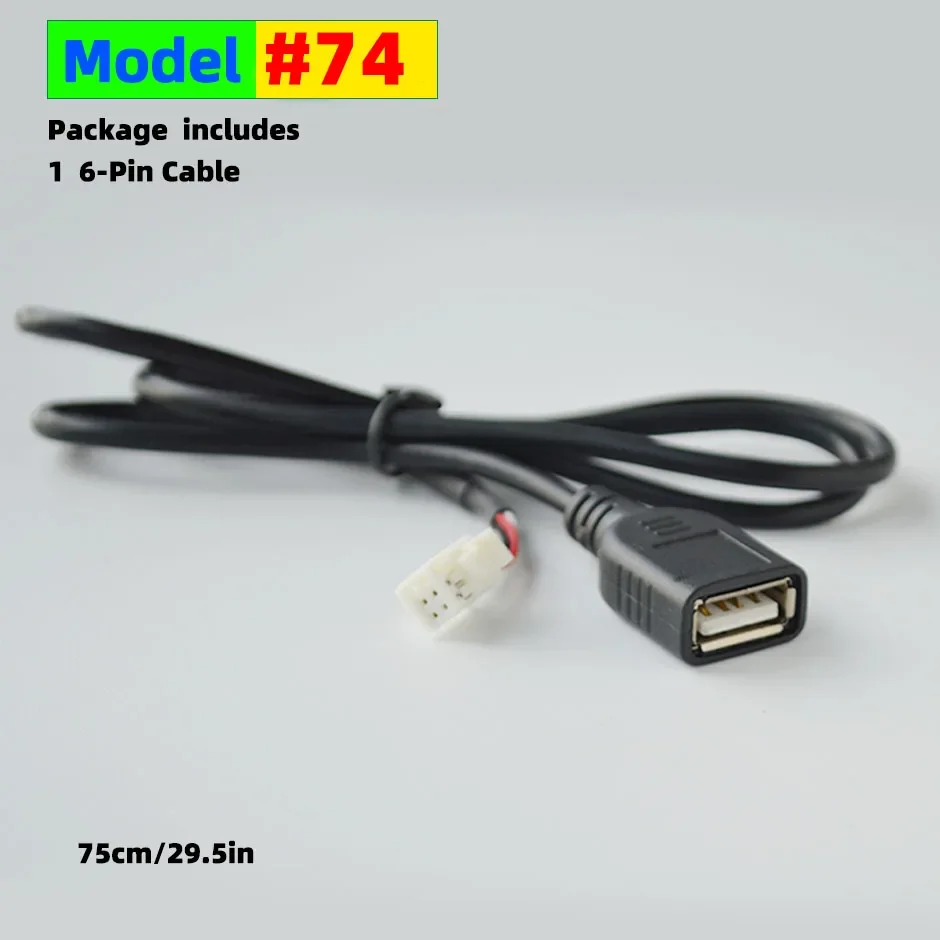HD.10-Pin RCA Video Cable or 4-pin/6-pin USB Cord  Android Radio Accessories Backup Camera Adapter Wiring Connector Navigation.