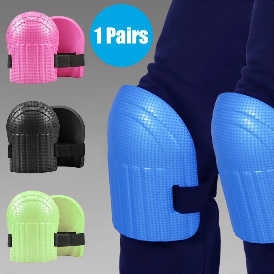 1 Pairs Soft Foam Knee Pad Tile Mud Workers Knee Paste Floor Brick Cement Garden Manual Work Tools for Garden Moisture Job