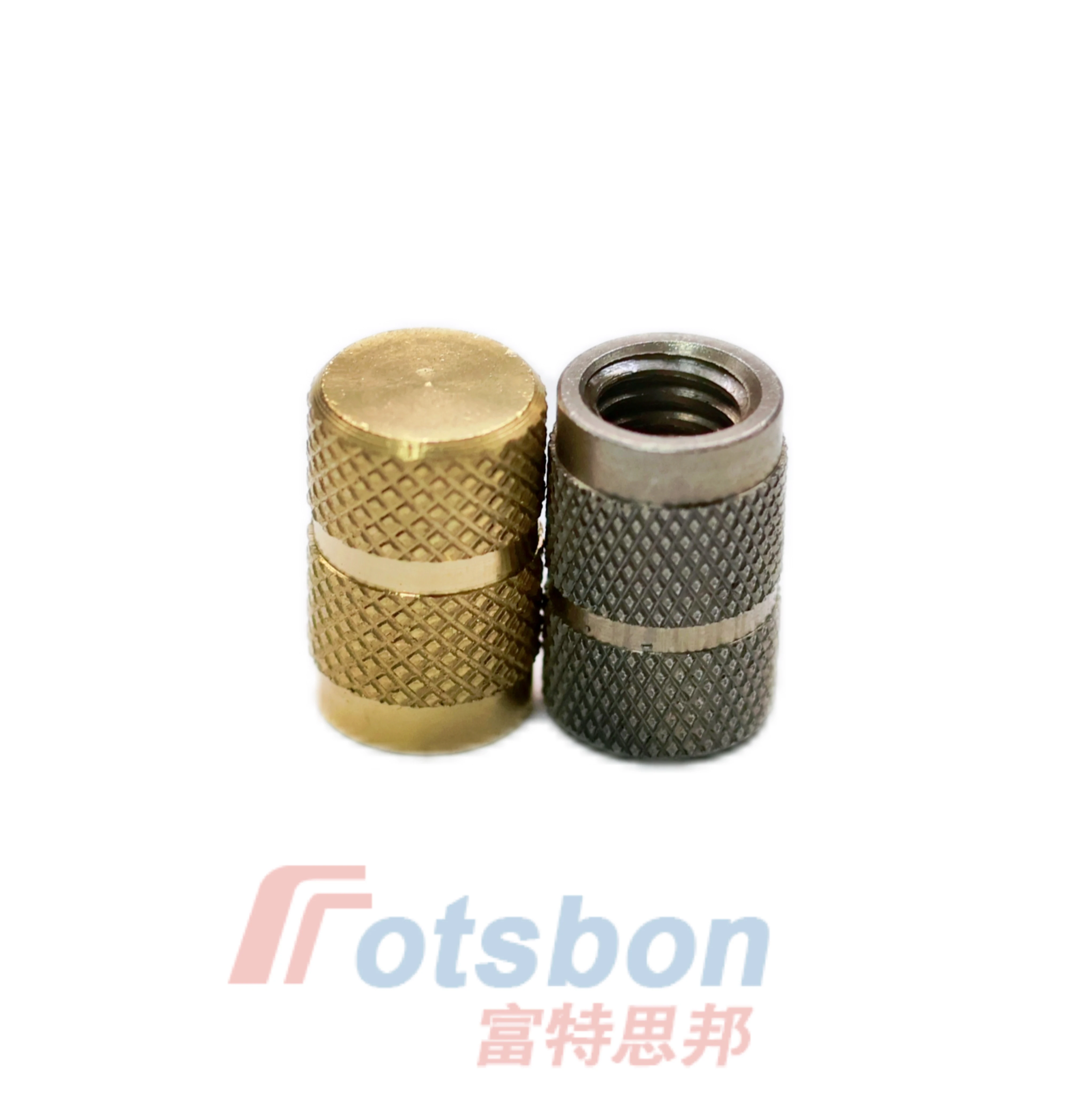 Molded-In Threaded Inserts Blind Brass Stainless Steel Aluminum Nuts IBC/IBA/IBB-0518-4/6/8/10/12