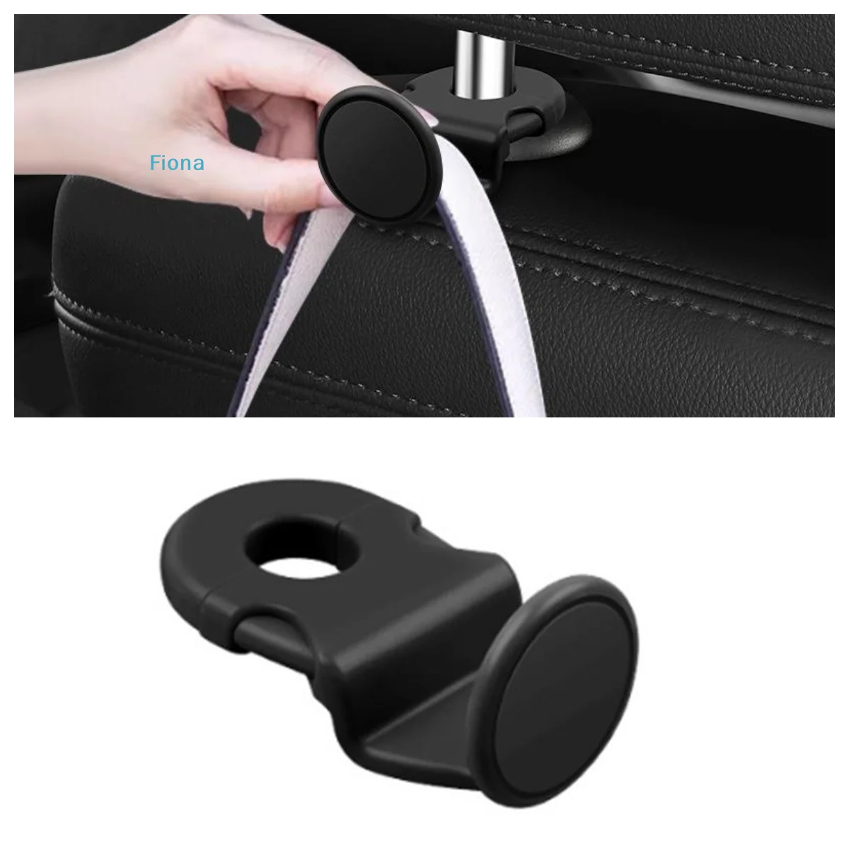 ✔Car Back Seat Hook Car Interior Organizer Accessories 20KG Heavy Duty For Grocery Bag Car Headrest Hanger