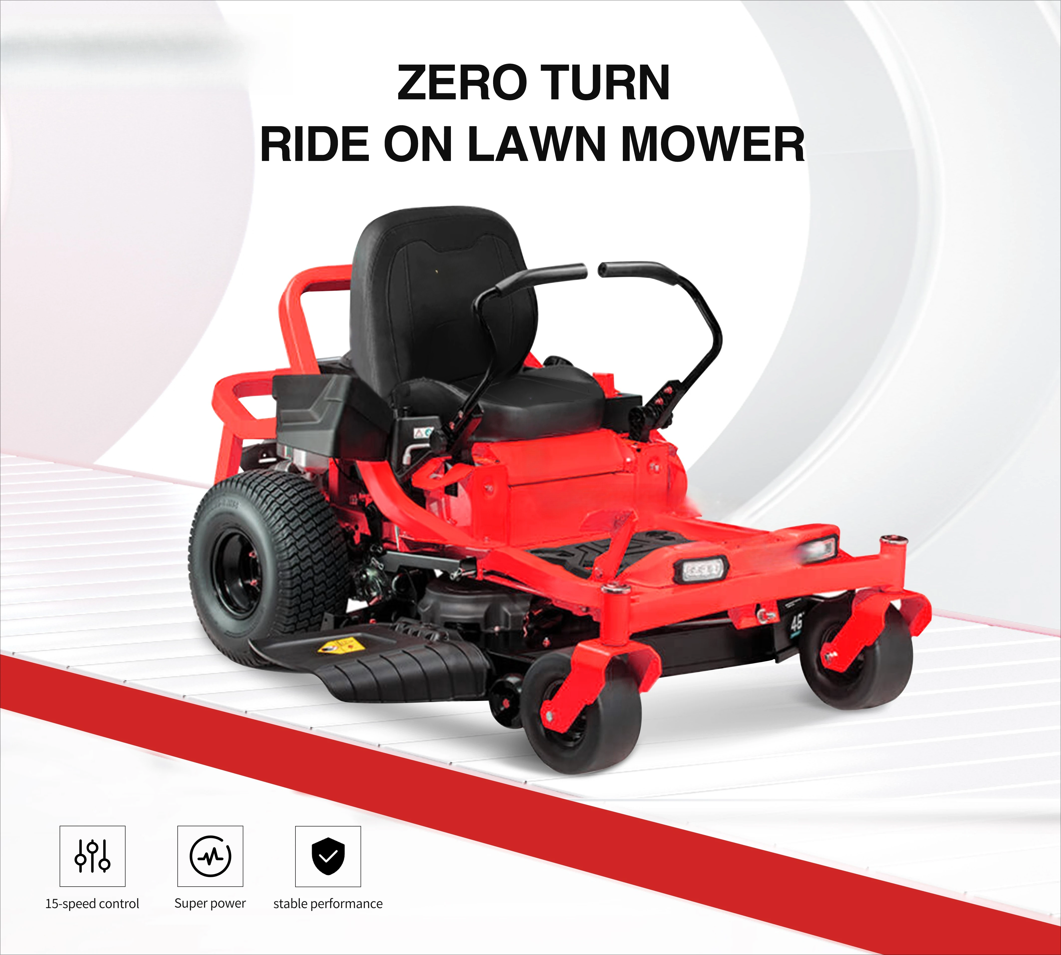 Grau industrial 30 46 54 polegadas cortadores de grama de giro zero para jardins corte de grama eficiente