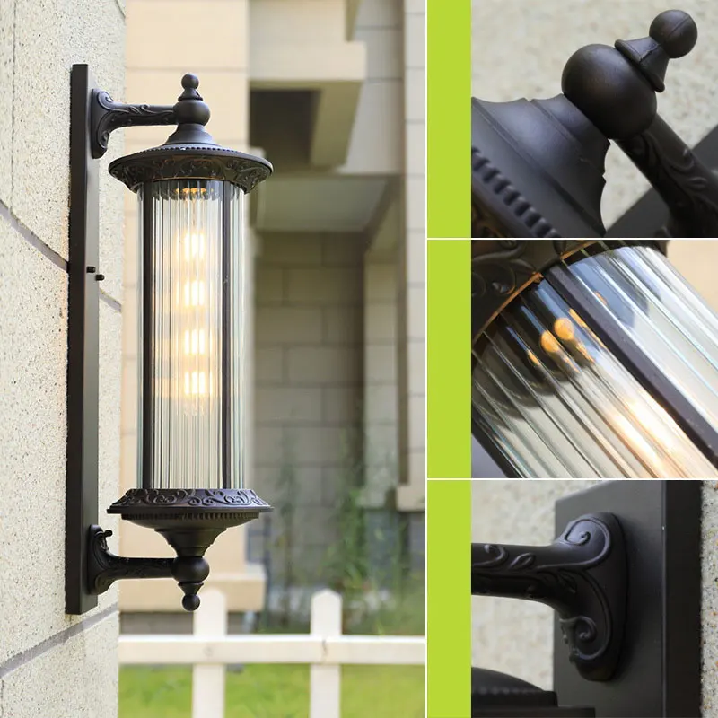 Outdoor Wall Lamp Waterproof Retro Minimalist Corridor Corridor Balcony Wall Outdoor Villa Courtyard Gate Garden Lamp