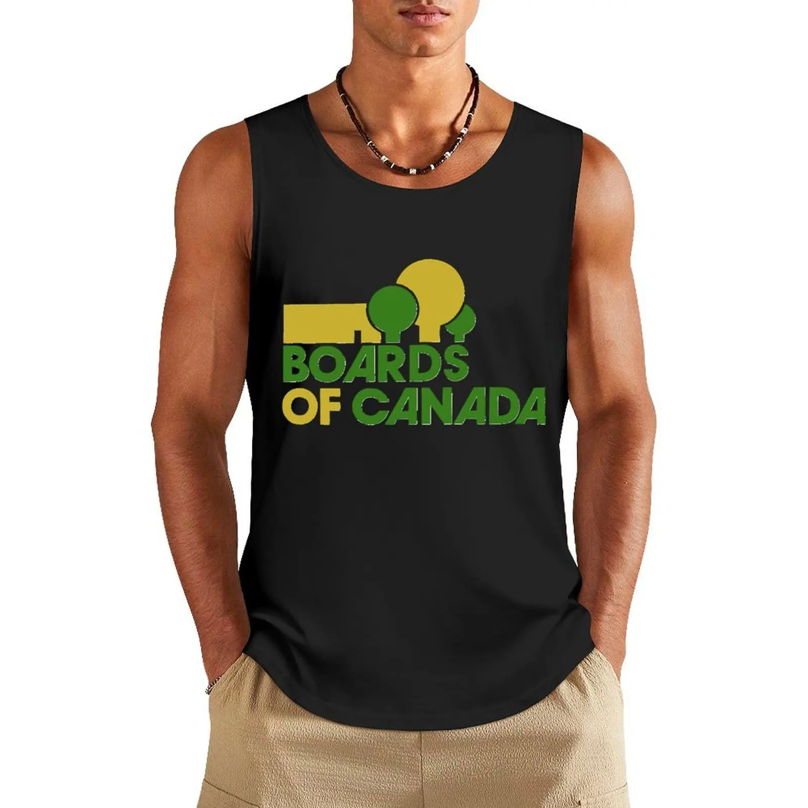 

Boards Of Canada Tank Top T-shirt man mens designer clothes Men's t-shirt singlet for men