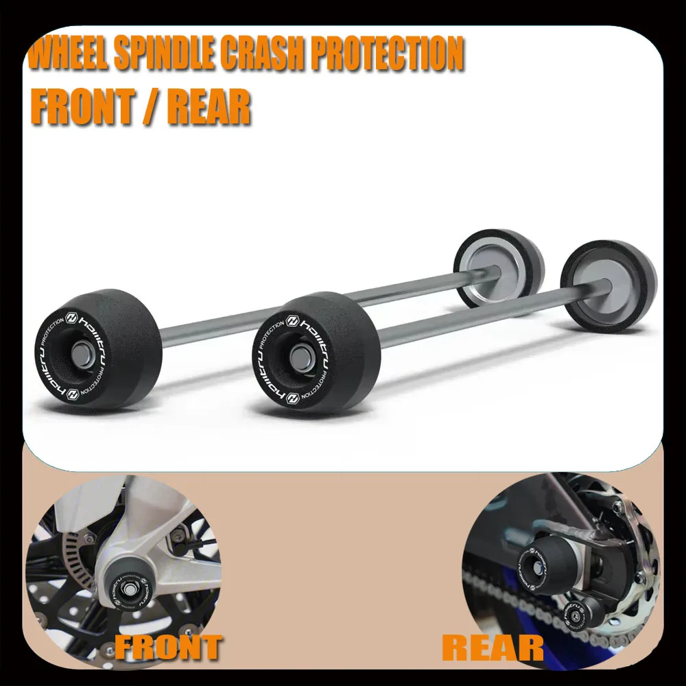 

Front Rear wheel Spindle Crash Protection For Ducati Monster797/ For Monster797+(Plus) 2017-2020 Fall prevention