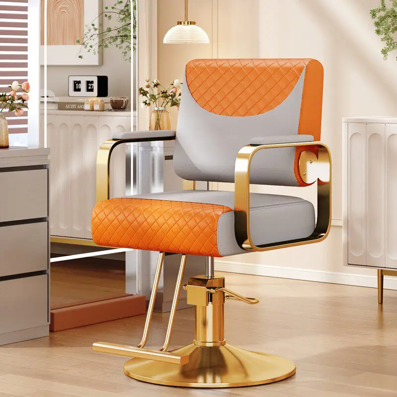 

Shampoo Working Barber Chair Vintage Beauty Cosmetic Barber Chair Waiting Carrinho Auxiliar Para Cabeleireira Salão Furniture