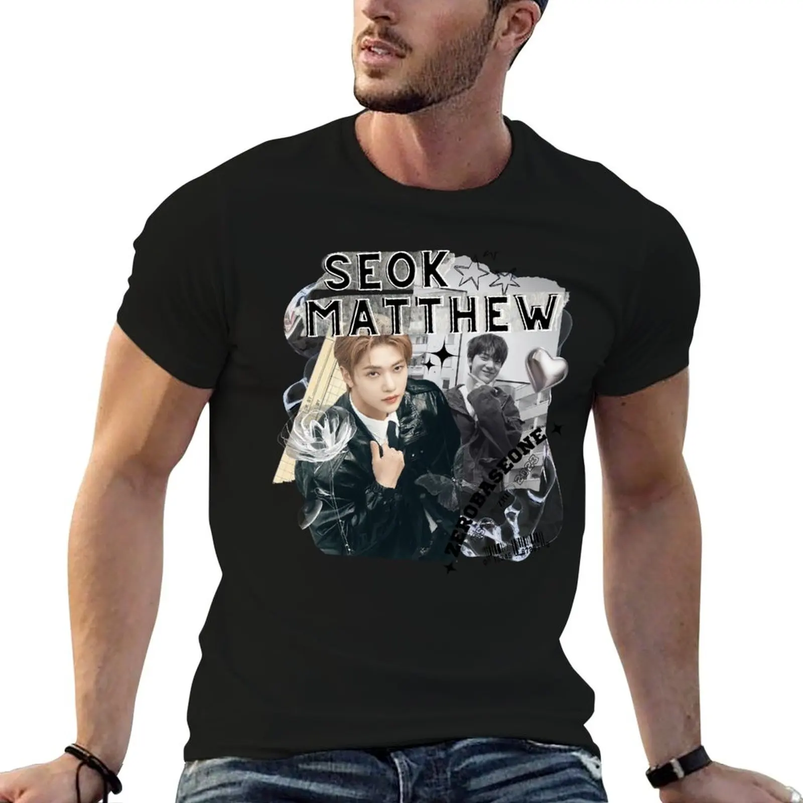 

ZB1 Seok Matthew Fandom Art T-Shirt man t shirt graphic anime tshirt T-Shirt
