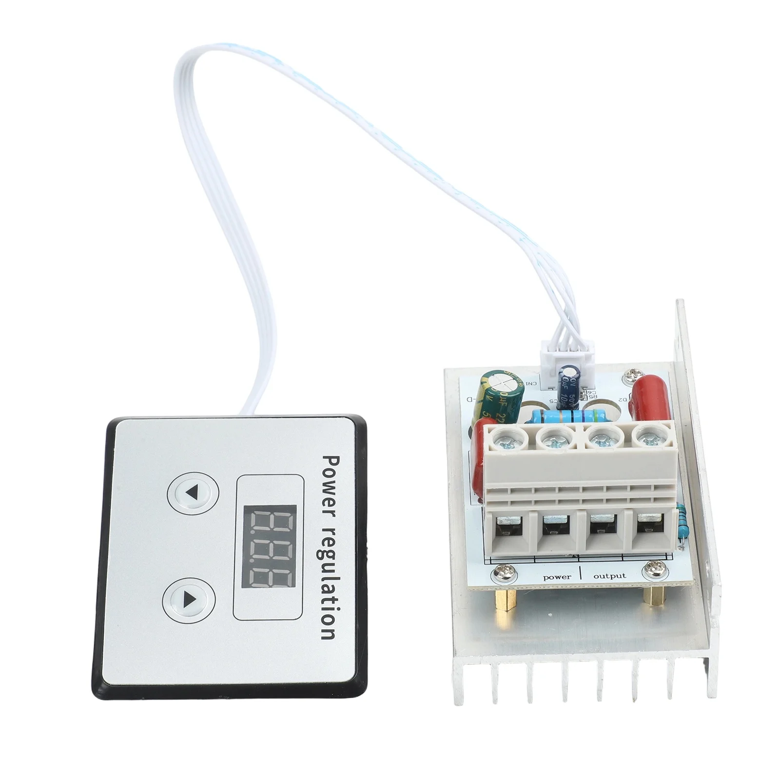 Digital SCR Power Controller 10000W Voltage Regulator with Push Button for Light For Dimming and Motor Control