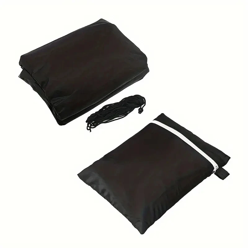 Heavy Duty PVC Grill Cover with Water, UV, Dust Protection, Outdoor Barbecue Cover, Resistant BBQ Cover for Various Grill Types