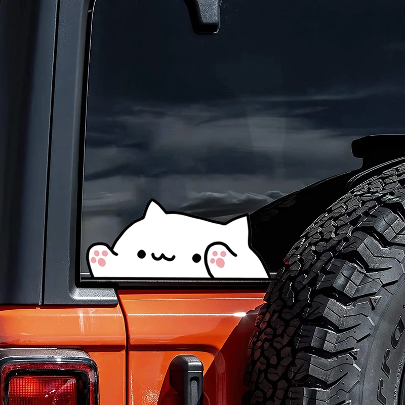 Bongo Cat Sticker Decal Bumper Sticker For Car Window Bumper Wall Car Truck Van SUV Window Wall Car Accessories