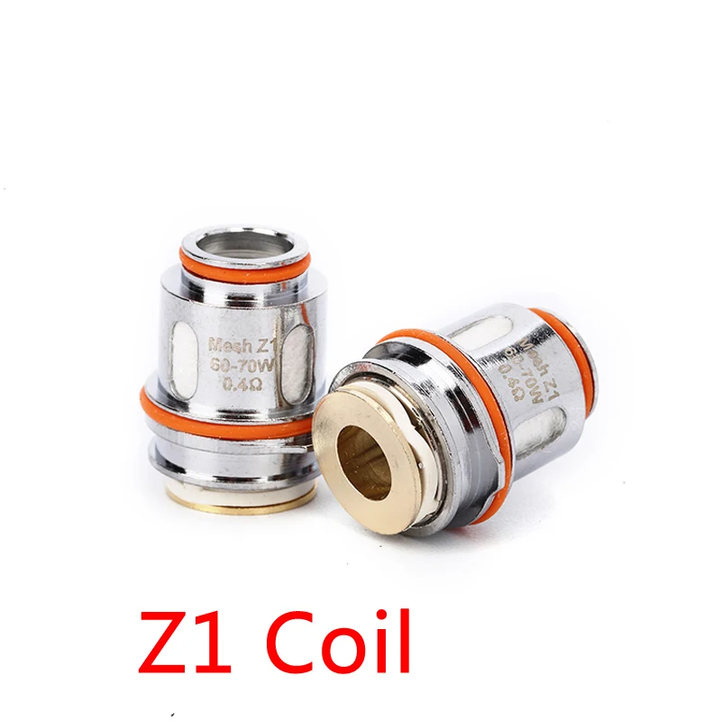 

Катушка Z Series Z1 0,4 Ом Z2 сетка катушка 0,2 Ом для Zeus Sub Ohm Tank (Z Sub Ohm Tank), Z Sub Ohm SE Tank, Z200 Kit (5 шт.)