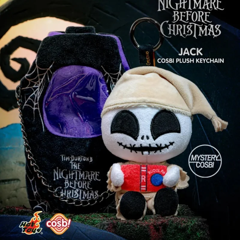 2025 New The Nightmare Before Christmas Mystery Figure Blind Box Cosbi Collection Model Keyring Halloween Ghost Theme Gifts