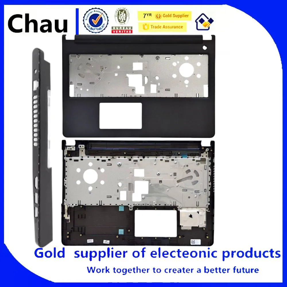 Novo Para Dell Inspiron 15 3000 3567 3576 Tampa Superior do Palmrest para Notebook 4F55W 04F55W