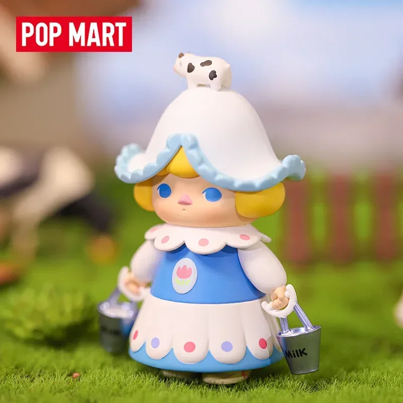 Pop martucky elf leite bebê série caixa cega brinquedo boneca estilo determinado bonito original anime ornamentos de mesa personagem presente