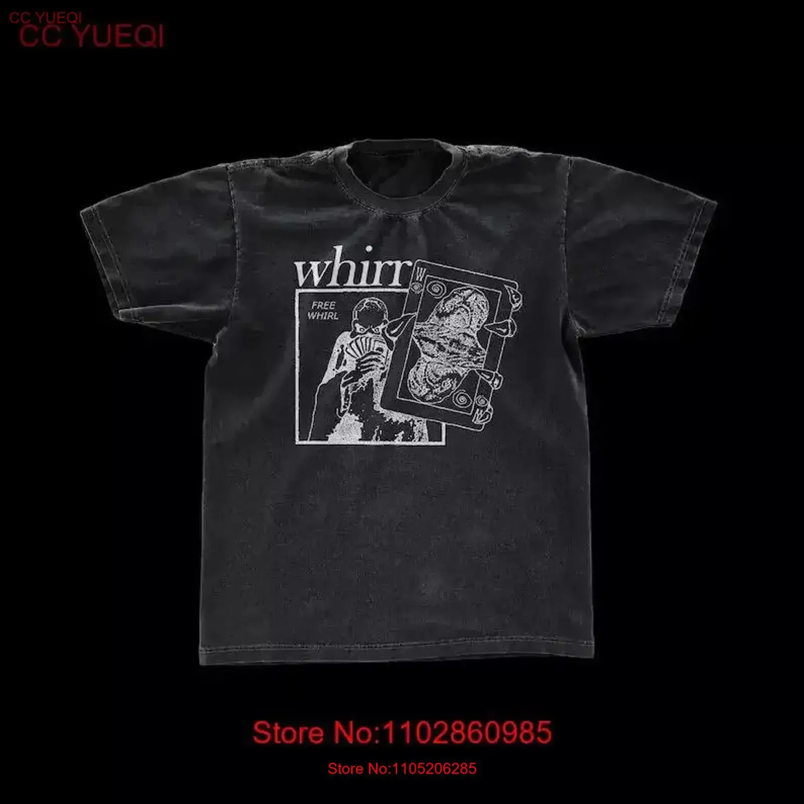 WHIRR SWAY T shirt Size S TO 5XL EE1306 vintage Washed Stretched Stylish Casual homme Top For Everyday Wear Slightly Breathable
