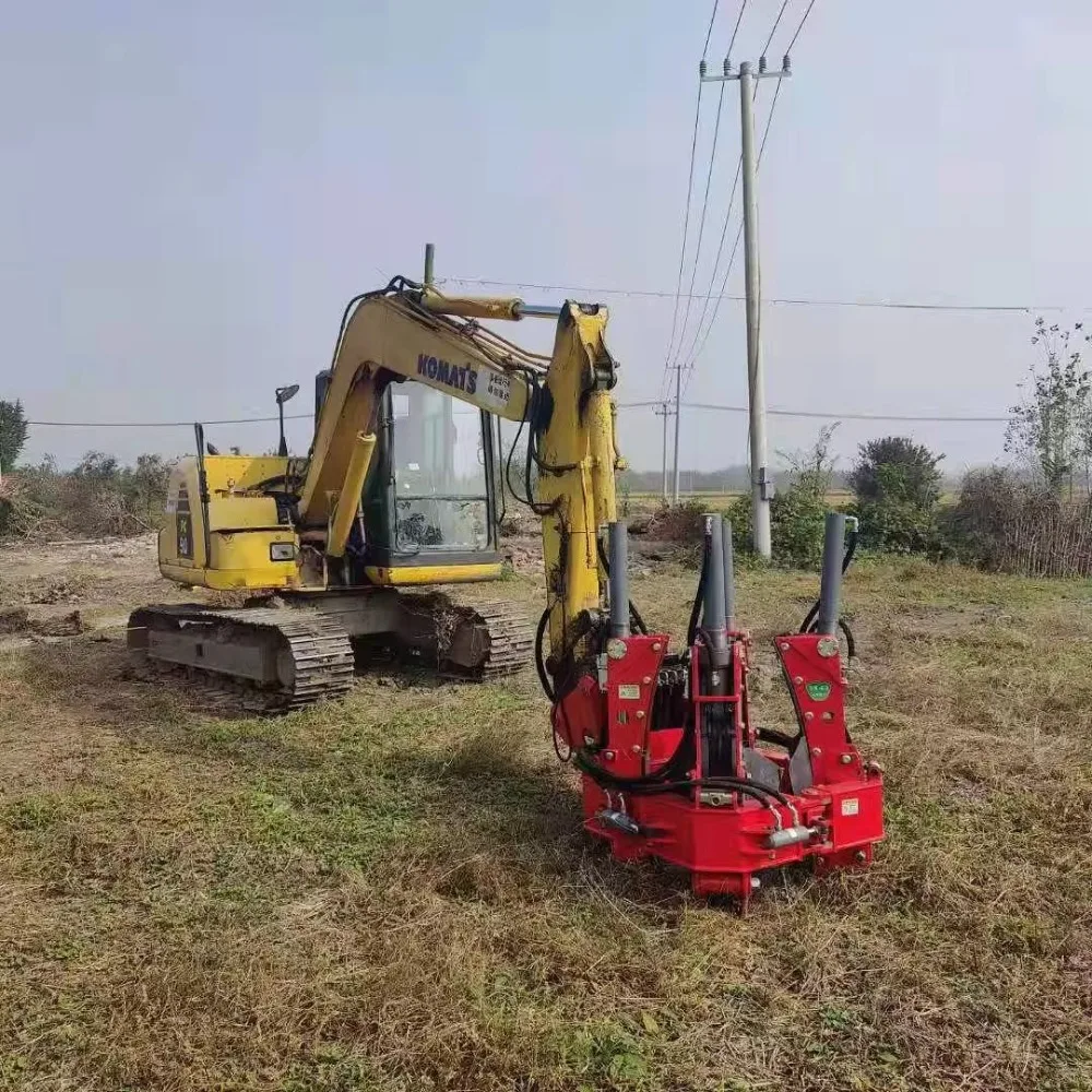 Tree Mover Skid Steer Hydraulic Tree Mover Spade Transplanter Machine Dig Garden Use view 4