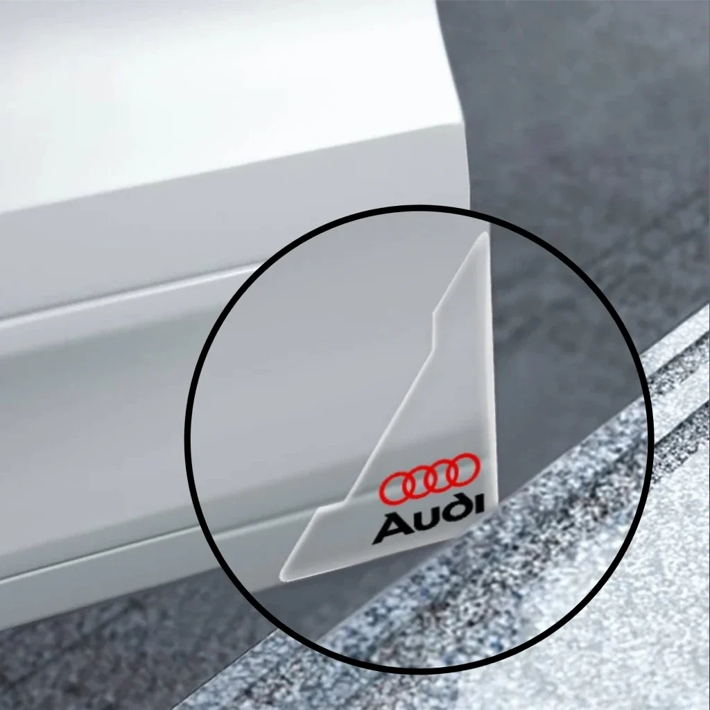 

2/4 шт. прозрачная защитная наклейка на угол двери автомобиля для Audi A4 A3 A5 A6 A1 A7 A8 Q2 Q3 Q5 Q7 Q8 RS S Line