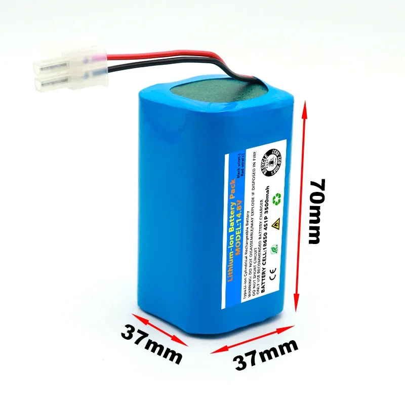 14.8V 2600mah Rechargeable Lithium Battery For ILIFE A4s A6 V7s Plus A9s W400 Robot Vacuum Cleaner INR18650 M26-4S1P Batteries