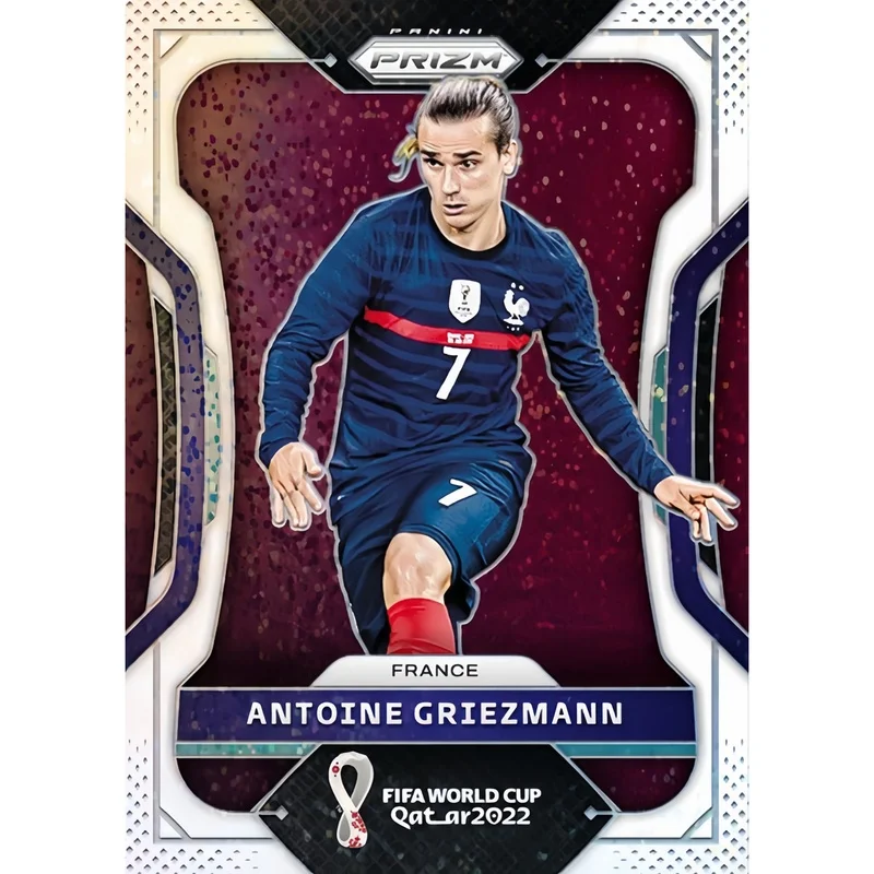 DIY Panini Homemade Football collection card FIFA World Cup Mbappe Neymar Kevin de Bruyne Ronaldo White Sparkle series view 5