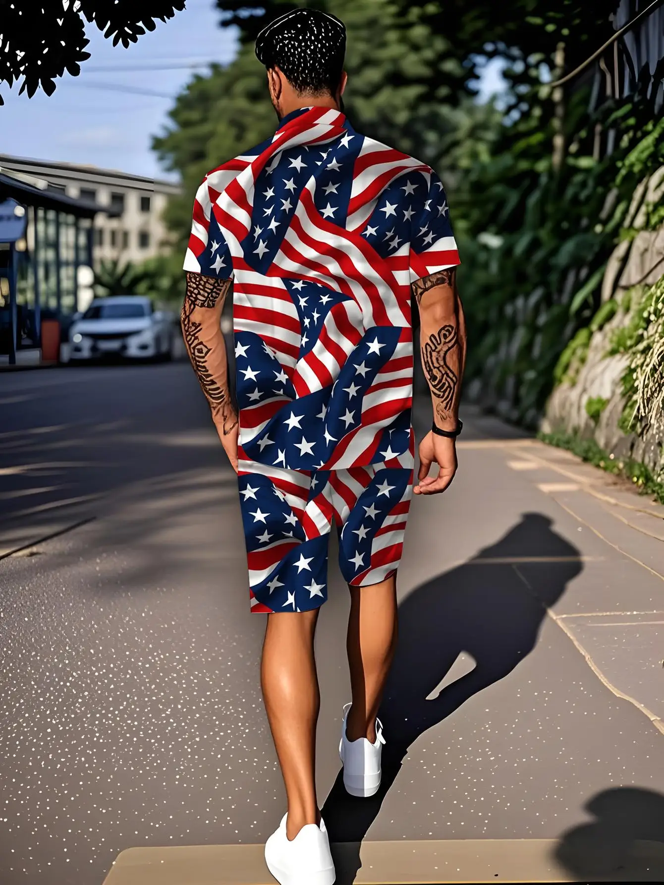 Men's Shirt Sets 2026 Spring/Summer Suit for man Graphic jogging suit 2 piece set 3D Printed sets for men Men's sweatshirt set