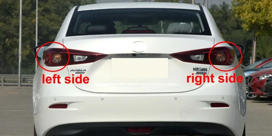 Outer Tail Lamp for Mazda 3 Axela Sedan 2014 2015 2016 Car Accessories Taillight Rear Brakel Parking Lights No Line No Light