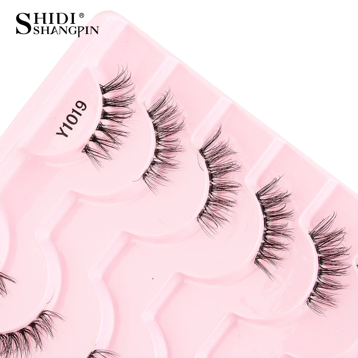 Neue Halbe Wimpern Falsche Wimpern 5/10 Paar 3D Nerz-Wimpern Natürliche Wimpernverlängerung Katzenaugen-Wimpern Make-up Faux Cils Fox Lash – Detail 38