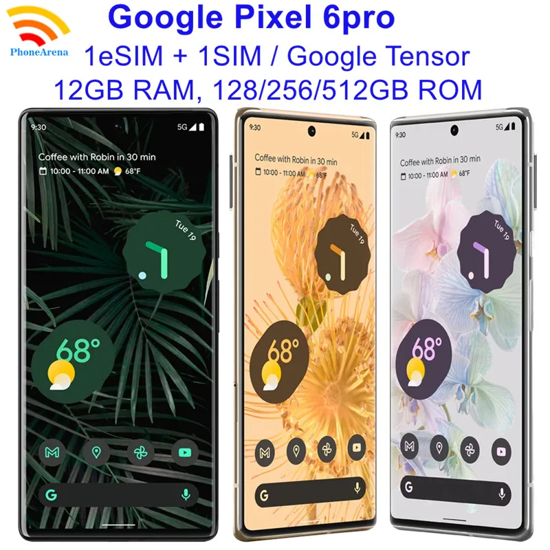 Google Pixel 6 Pro 5G 6.71インチ 12GB RAM 128/256/512GB ROM NFC