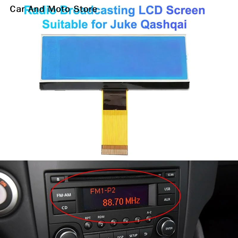 

【CMO】LCD Display For Qashqai Juke Dualis X Trail Car Stereo Screen Pixel Repairing Daewoo Radio ONLY Replacement Car Parts