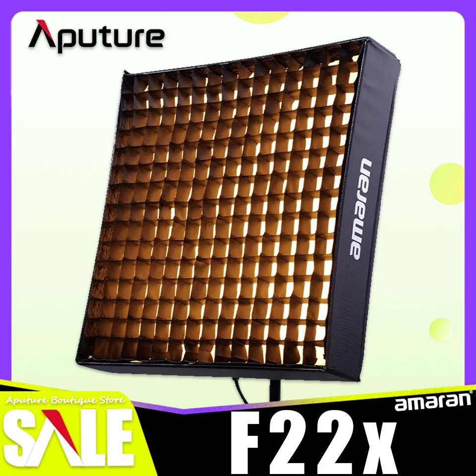 

Amaran F22x Bi-color 200W Output Flexible LED Mat Video Light for Photography Ultra-thin Fabric Lamp by Aputure CRI 95+ TLCI 98+