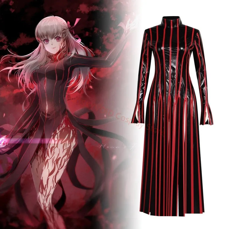 

Fate/stay Night Matou Sakura, платья для косплея, костюмы зла Тосака Сакура, небесное ощущение, Хэллоуин, карнавал, аниме, наряд