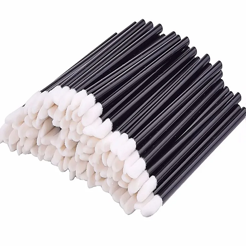 50/500/1000pcs Disposable Lip Brush Makeup Mascara Wands Lipstick Micro Brushes Applicators Cleaner for Eyelash Extension