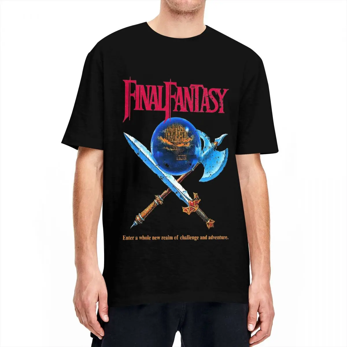 Casual Final Fantasy 7 Game T Shirt Unisex O-neck Short Sleeve Tops Shirts Cotton Summer Top Tee