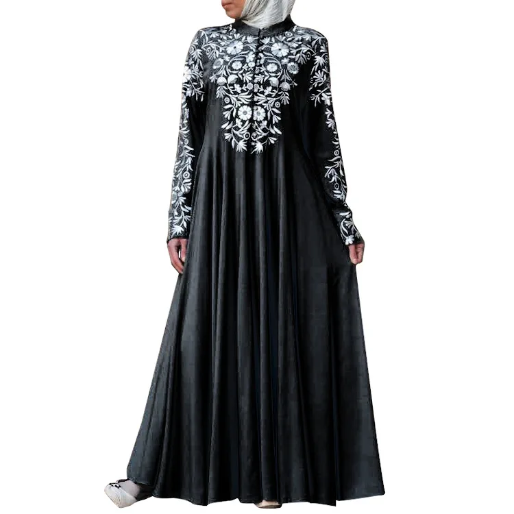 Jalabiya Women Print Dress Muslim Abaya Ramadan Morocco Dubai Kaftan Islam Dresses Party Arab Long Robe Eid Vestidos Abayas