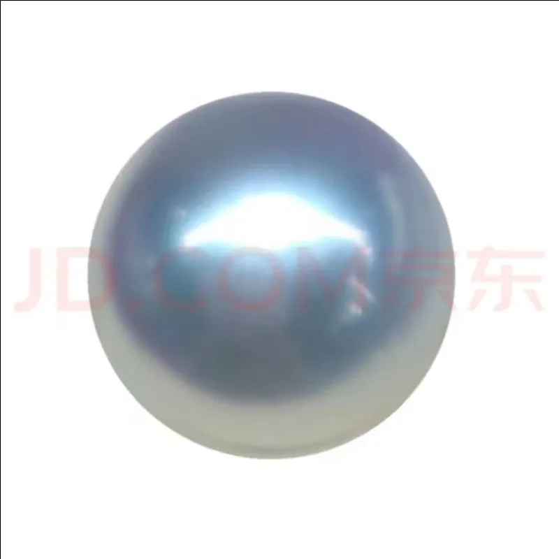 14-15mm White Silver Overtone Round Loose Pearl Undrilled Women Wedding Party Jewelry Accessories Necklace Earring Ring Pendant