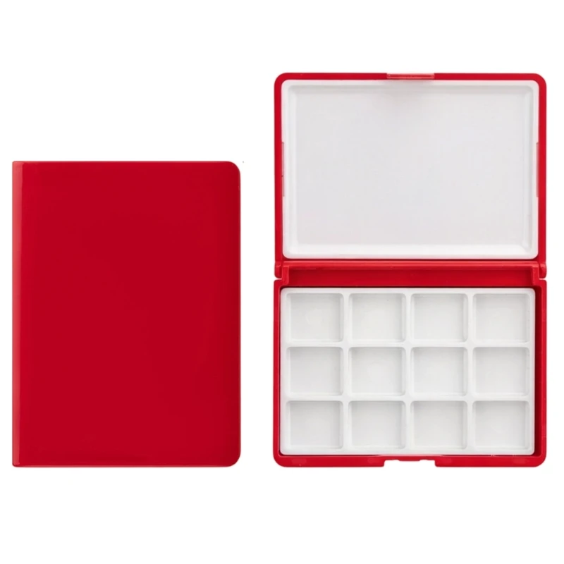  12 Wells Plastic Paint Storage Tray For Acrylic Watercolor Oil Paint Storage