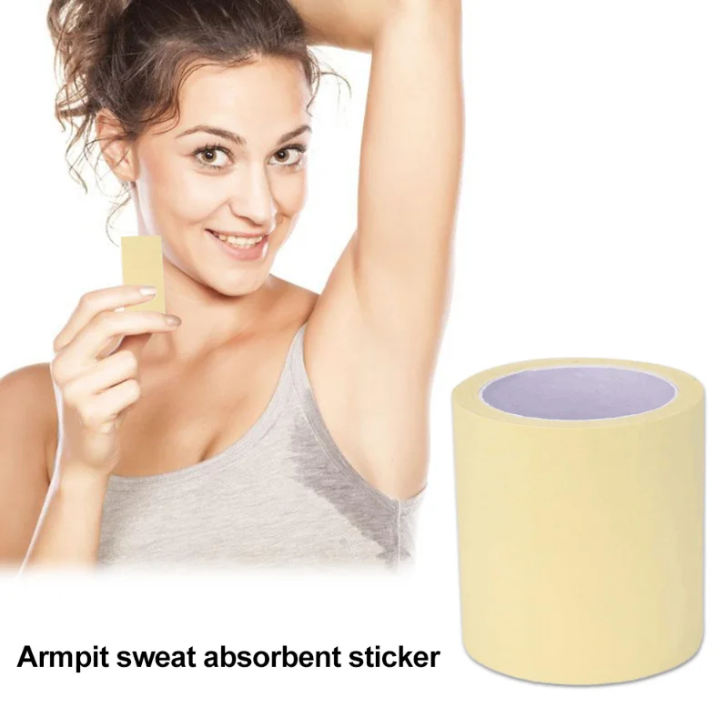 

1 Roll Armpit Prevent Sweat Pads Transparent Disposable Deodorants Underarms Antiperspirant Sticker Anti Sweat Keep Dry Stickers