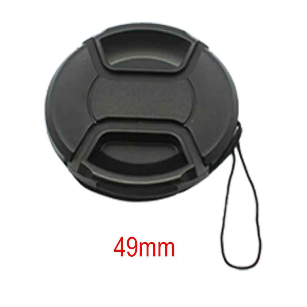 Lens Cap Cover Holder 49 52 55 58 62 67 72 77 82 86mm Center Pinch On Cap Lens Cap Protective Lens Protector Accessories