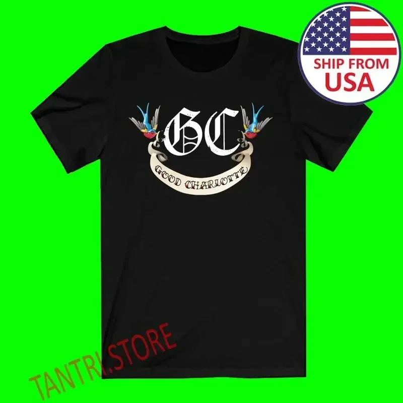 Good Charlotte Men's Black T-Shirt Size S to 3XL