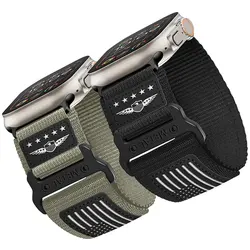Nylon Strap For Apple Watch 10 42/46mm 45/44/38/40/41mm Leather+Woven Smartwatch Band Bracelet iWatch 10987SE6543 Ultra 2 49mm