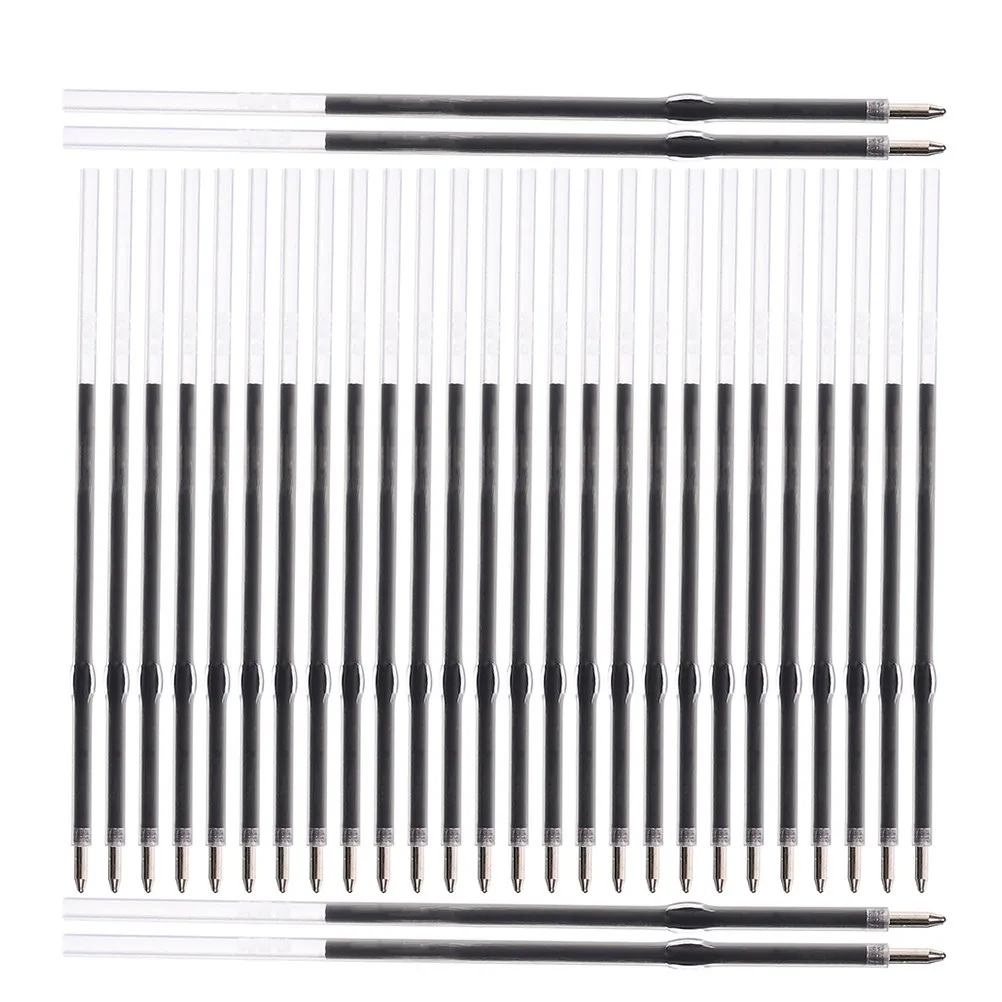

400Pcs Ballpoint Pen Refills 0.7mm Black Ink Smooth Writing Precision Tip Universal Replacement for Office School Stationery