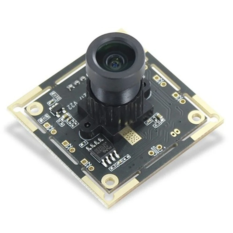 B34B-5Pcs OV9732 1MP USB Camera Module, 100° FOV, 1280X720, Manual Focus, Supports QR & Face Recognition, For Multiple OS