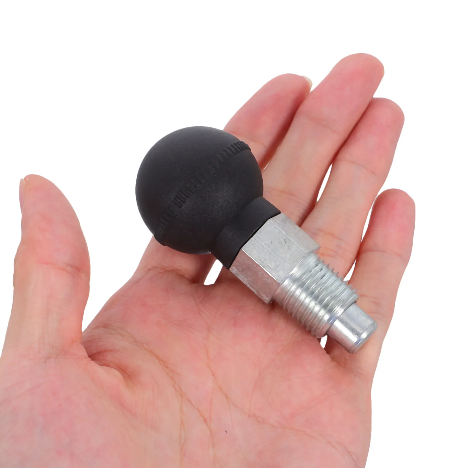 M16 x 15 mm Ball Head Spring Plunger 2 Piece Ergonomic Noise Reducing Home Gym Equipment Replacement Part